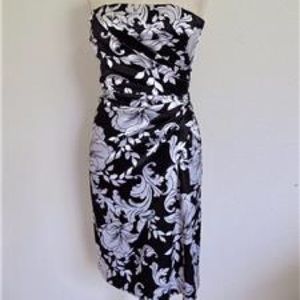 White House Black Market strapless dress